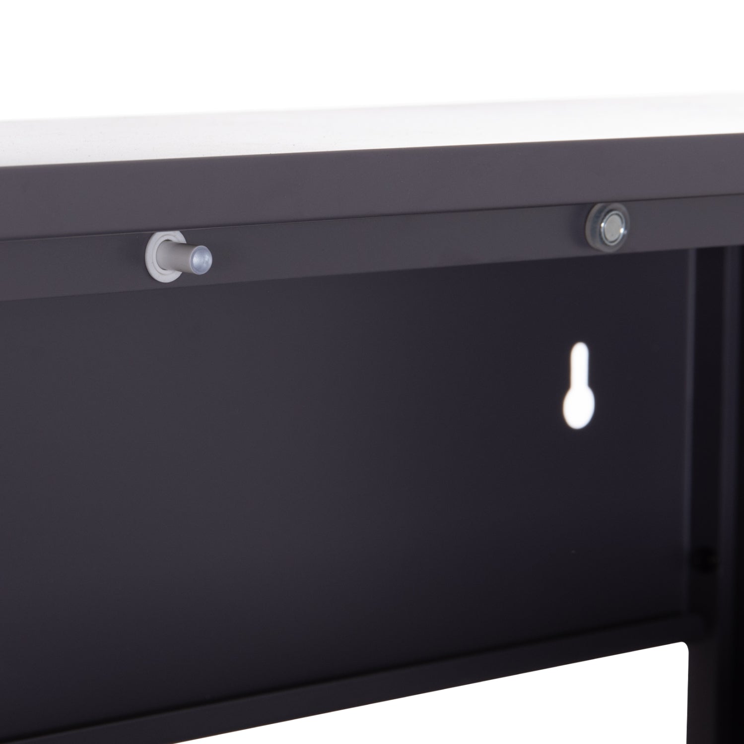 SHOE CABINET STARK HM6633.03 METAL IN ANTHRACITE--3 MAGNETIC DOORS 71x15x103Hcm.