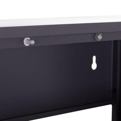 SHOE CABINET STARK HM6633.03 METAL IN ANTHRACITE--3 MAGNETIC DOORS 71x15x103Hcm.