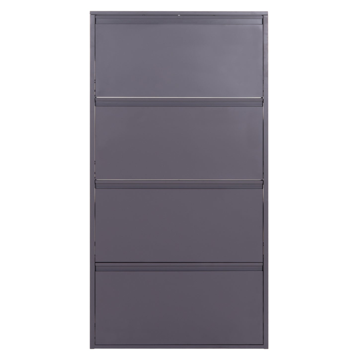 SHOE CABINET STARK HM6634.03 METAL IN ANTHRACITE--4 MAGNETIC DOORS 71x15x137Hcm.