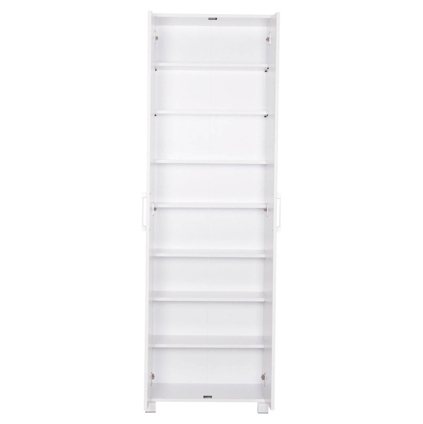 SHOE CABINET CLUSE HM2403.03 MELAMINE IN WHITE COLOR 60Χ36.5Χ186.5Hcm.