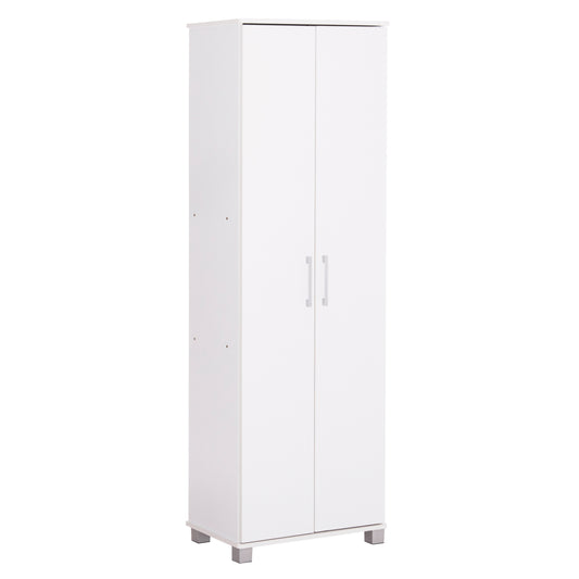 SHOE CABINET CLUSE HM2403.03 MELAMINE IN WHITE COLOR 60Χ36.5Χ186.5Hcm.