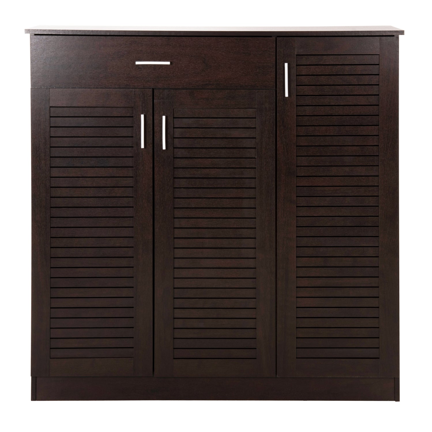 SHOE CABINET PROBY HM9607.01 MELAMINE IN WENGE 120x37,5x121,5Hcm.