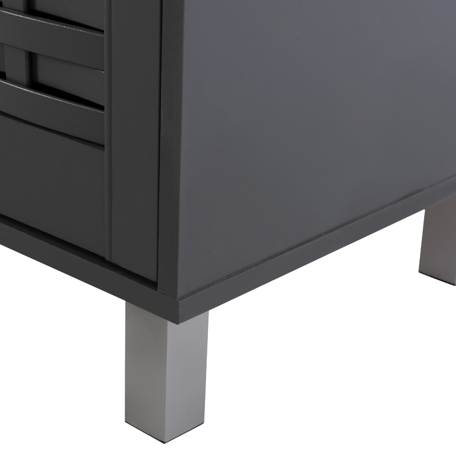 SHOE CABINET KAILENA HM2230.10 MELAMINE IN DARK GREY 77x40x121.5H