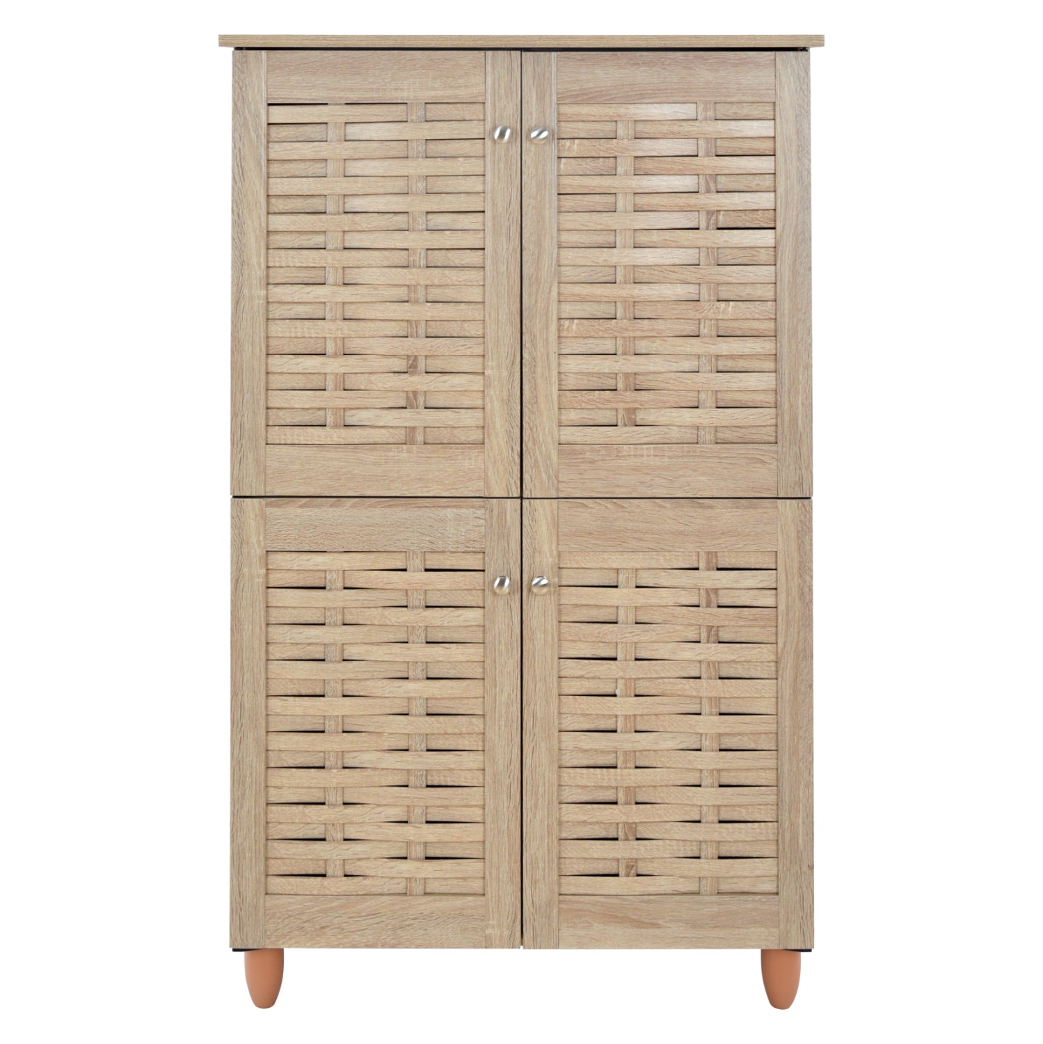 Shoe Cabinet Wooden 4 doors HM2210.02 Sonama 77x34x123