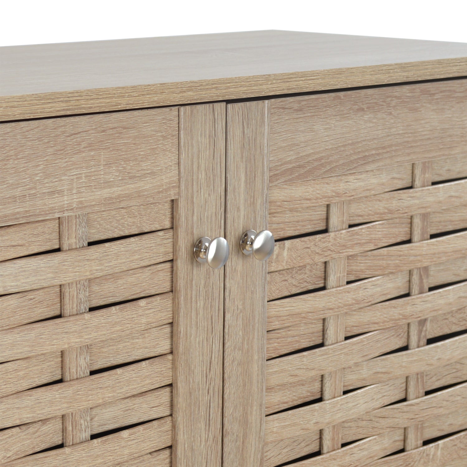 Shoe Cabinet Wooden 4 doors HM2210.02 Sonama 77x34x123