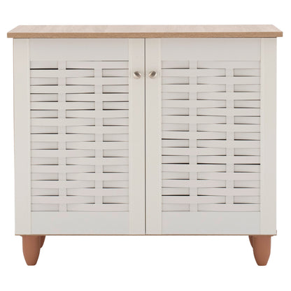 SHOE RACK HM2208.06 SONAMΑ-WHITE 77Χ34Χ67,5 cm.
