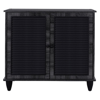 Shoe Cabinet wooden HM2266.01 Grey Color 76.5x30x68.5