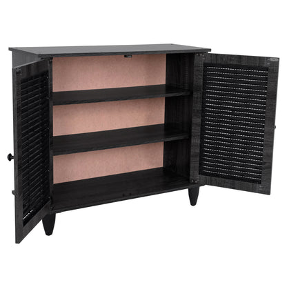 Shoe Cabinet wooden HM2266.01 Grey Color 76.5x30x68.5