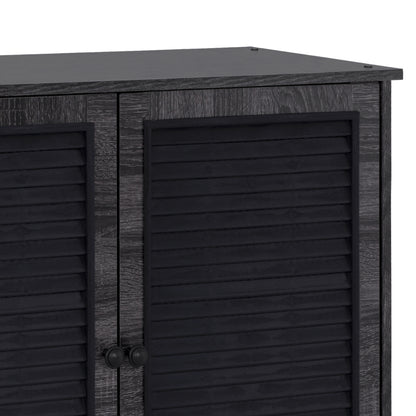 Shoe Cabinet wooden HM2266.01 Grey Color 76.5x30x68.5