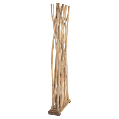 ROOM DIVIDER ΗΜ9371 TEAK BRANCH NATURAL 60x20x181H