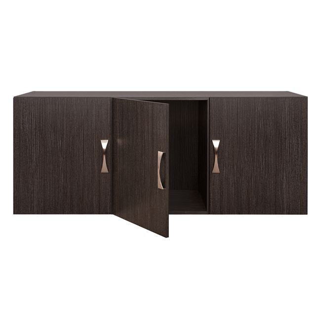 Loft of 3doors wardrobe Carly HM385.01 Zebrano color 150x55x60