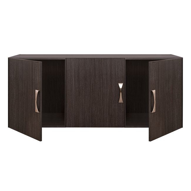 Loft of 3doors wardrobe Carly HM385.01 Zebrano color 150x55x60