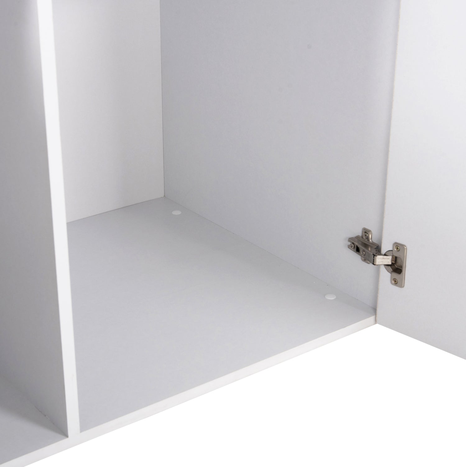 UPPER CABINET FOR 3-LEAF WARDROBE CARLY HM385.05 MELAMINE IN WHITE 150X55X60Hcm.