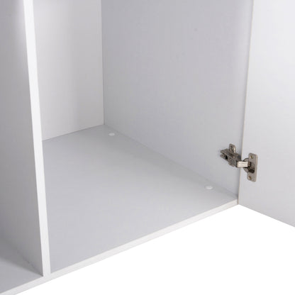 UPPER CABINET FOR 3-LEAF WARDROBE CARLY HM385.05 MELAMINE IN WHITE 150X55X60Hcm.