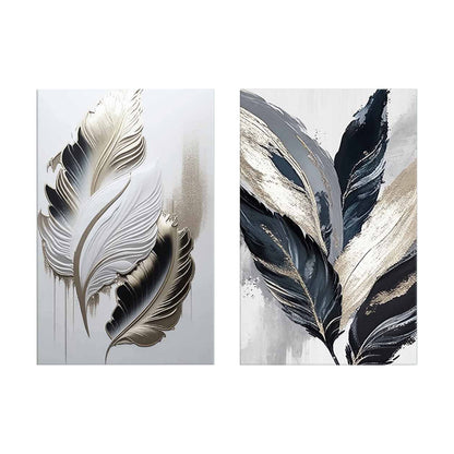 WALL PAINTING 2PCS SERIES GOBI HM4843 PRINTED CANVAS 45x2.8(thickness)x70Hcm.(x2)