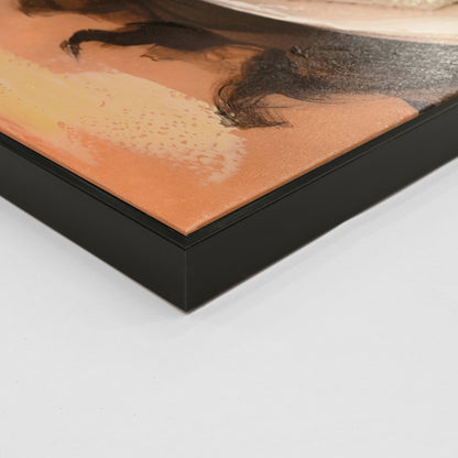 WALL PAINTING MARIP HM4571 BLACK PS FRAME-PRINTED CANVAS 82x4,5x122Hcm.