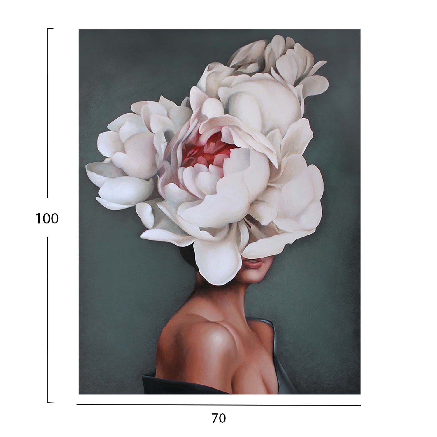 WALL PAINTING SERIES GOBI HM4769 PRINTED CANVAS 70x3(thickness)x100Hcm.