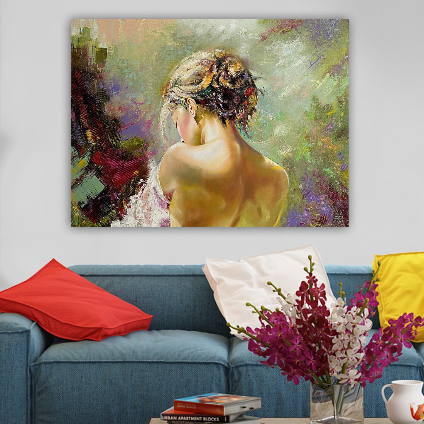 WALL PAINTING SERIES GOBI HM4774 PRINTED CANVAS 98x2,5(thickness)x68Hcm.