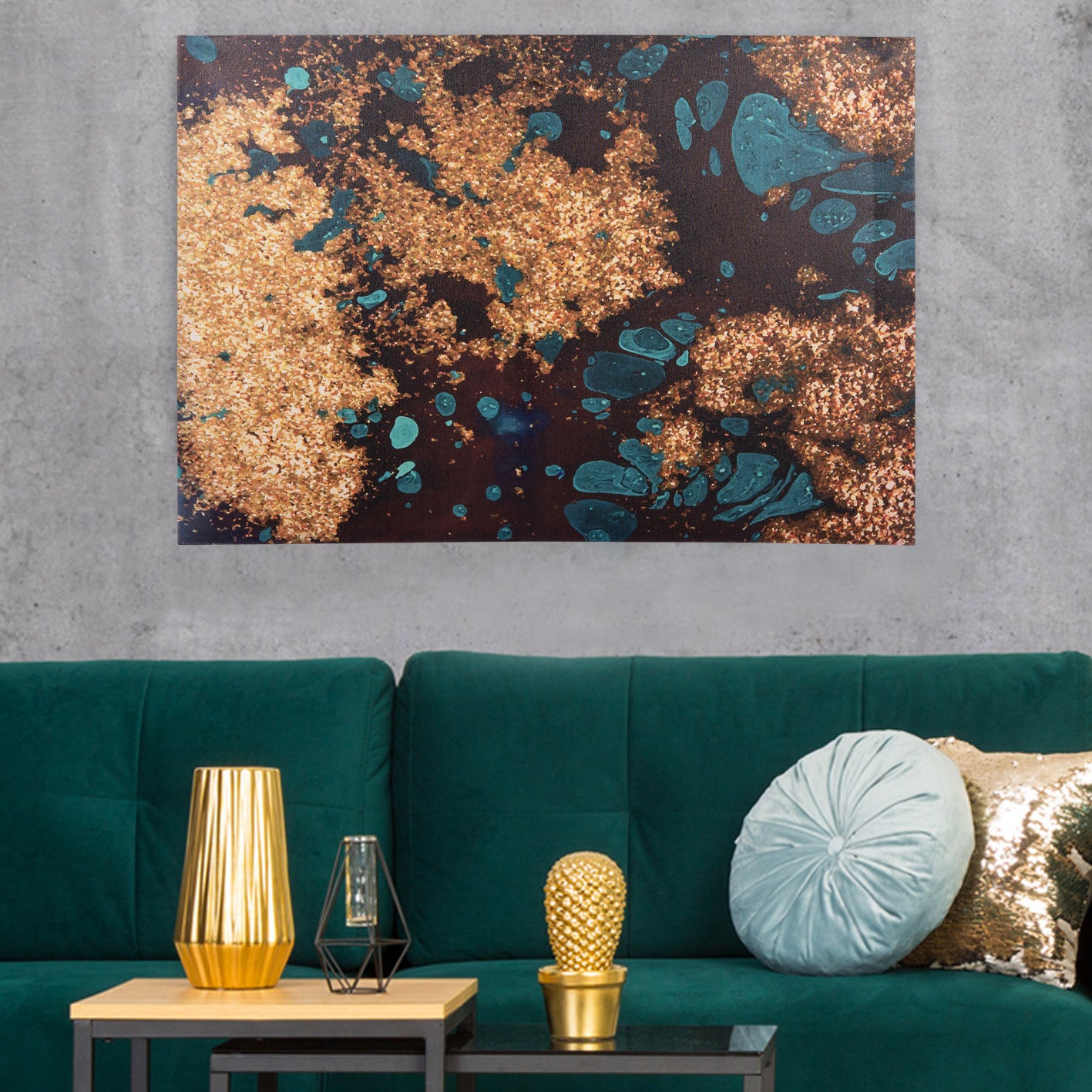 WALL PAINTING SERIES GOBI HM4775 PRINTED CANVAS 98x2,5(thickness)x68Hcm.