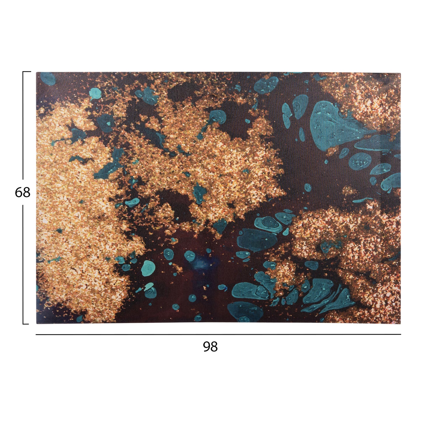 WALL PAINTING SERIES GOBI HM4775 PRINTED CANVAS 98x2,5(thickness)x68Hcm.