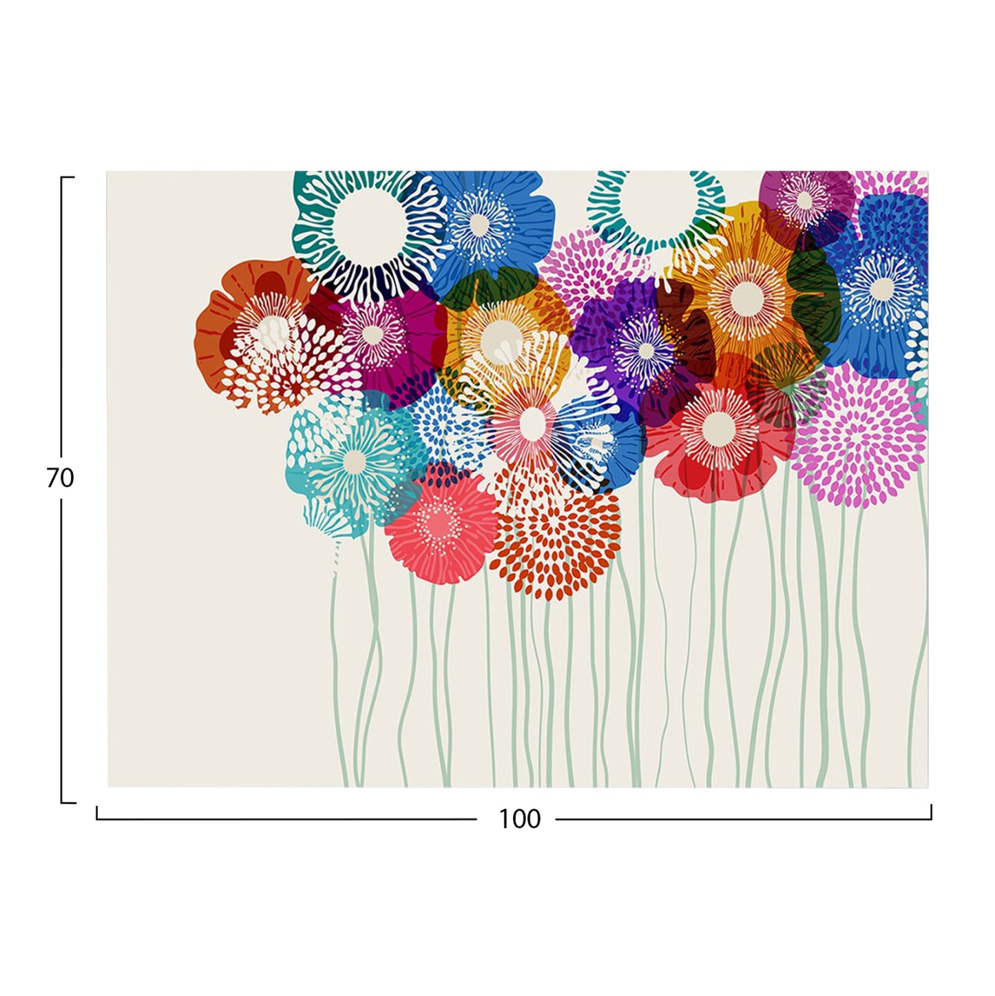 WALL PAINTING SERIES GOBI HM4776 PRINTED CANVAS 100x3(thickness)x70Hcm.