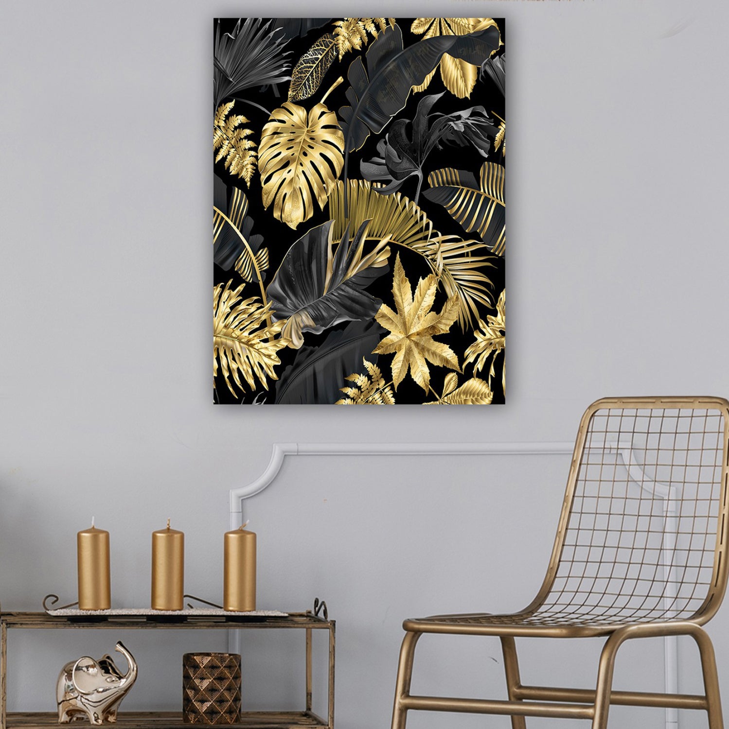 WALL PAINTING SERIES GOBI HM4781 PRINTED CANVAS 70x3(thickness)x100Hcm.
