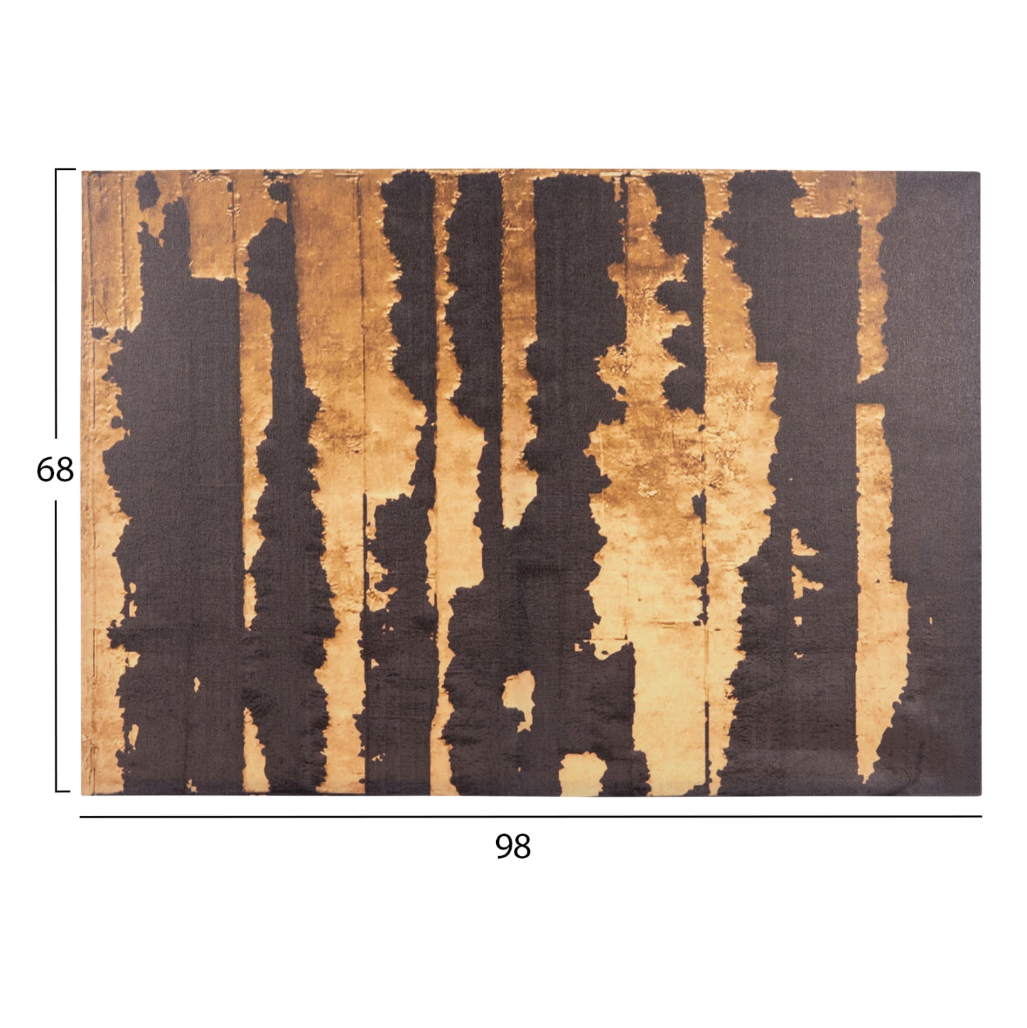 WALL PAINTING SERIES GOBI HM4782 PRINTED CANVAS 98x2,5(thickness)x68Hcm.
