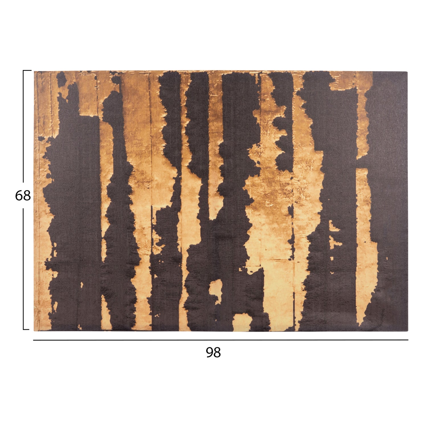 WALL PAINTING SERIES GOBI HM4782 PRINTED CANVAS 98x2,5(thickness)x68Hcm.