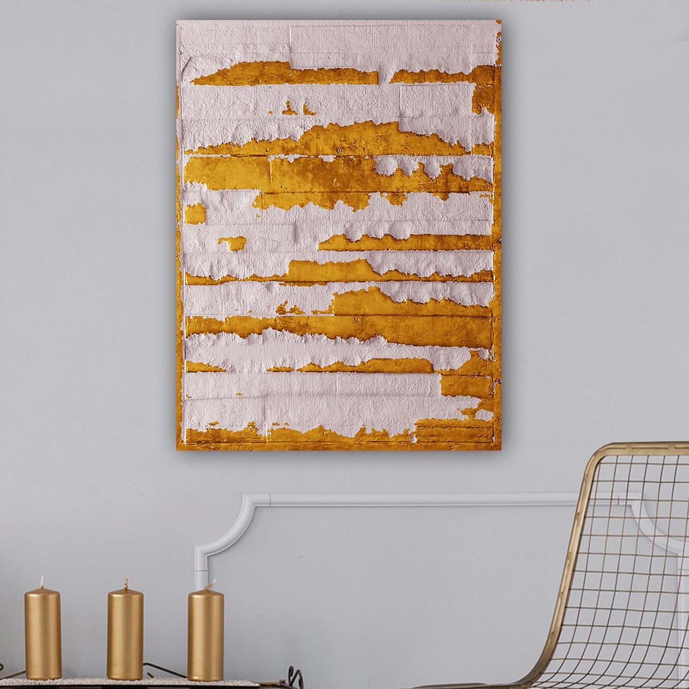 WALL PAINTING SERIES GOBI HM4784 PRINTED CANVAS 98x2,5(thickness)x68Hcm.