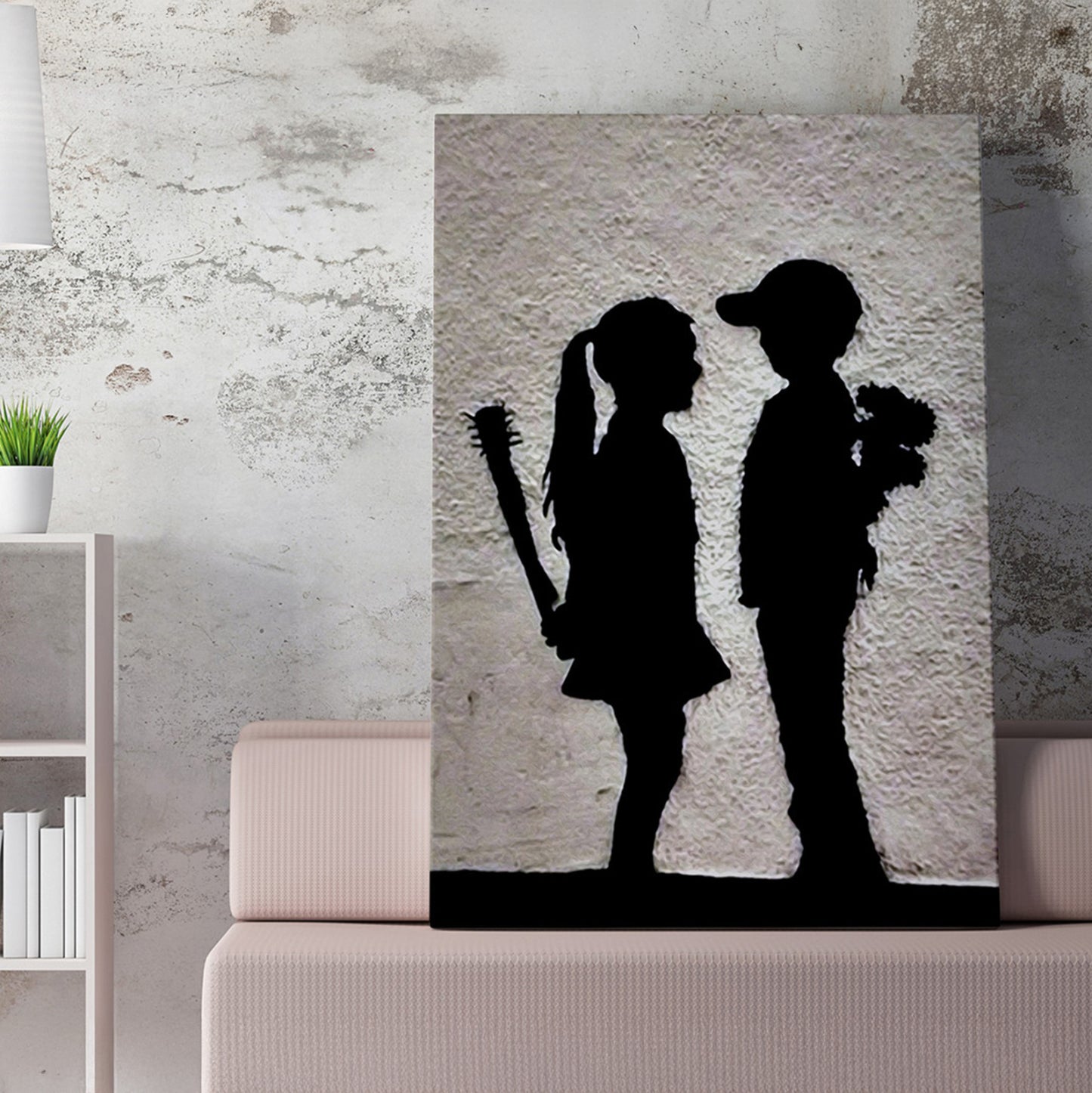 WALL PAINTING SERIES GOBI HM4822 PRINTED CANVAS 50x3(thickness)x70Hcm.