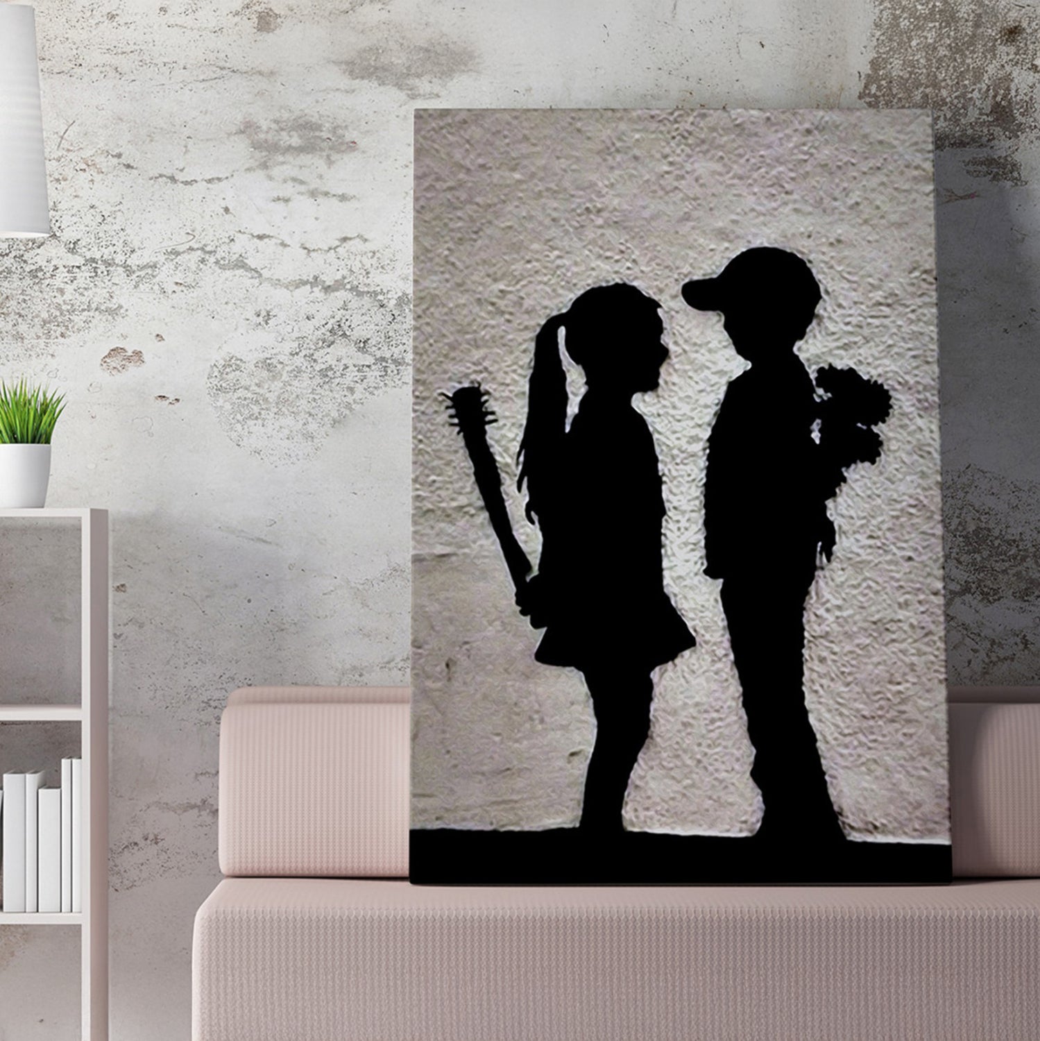WALL PAINTING SERIES GOBI HM4822 PRINTED CANVAS 50x3(thickness)x70Hcm.