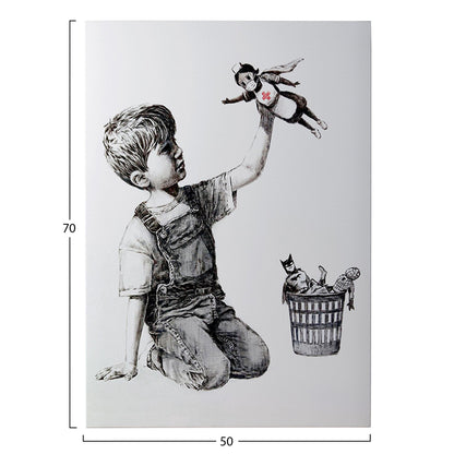 WALL PAINTING SERIES GOBI HM4823 PRINTED CANVAS 50x3(thickness)x70Hcm.
