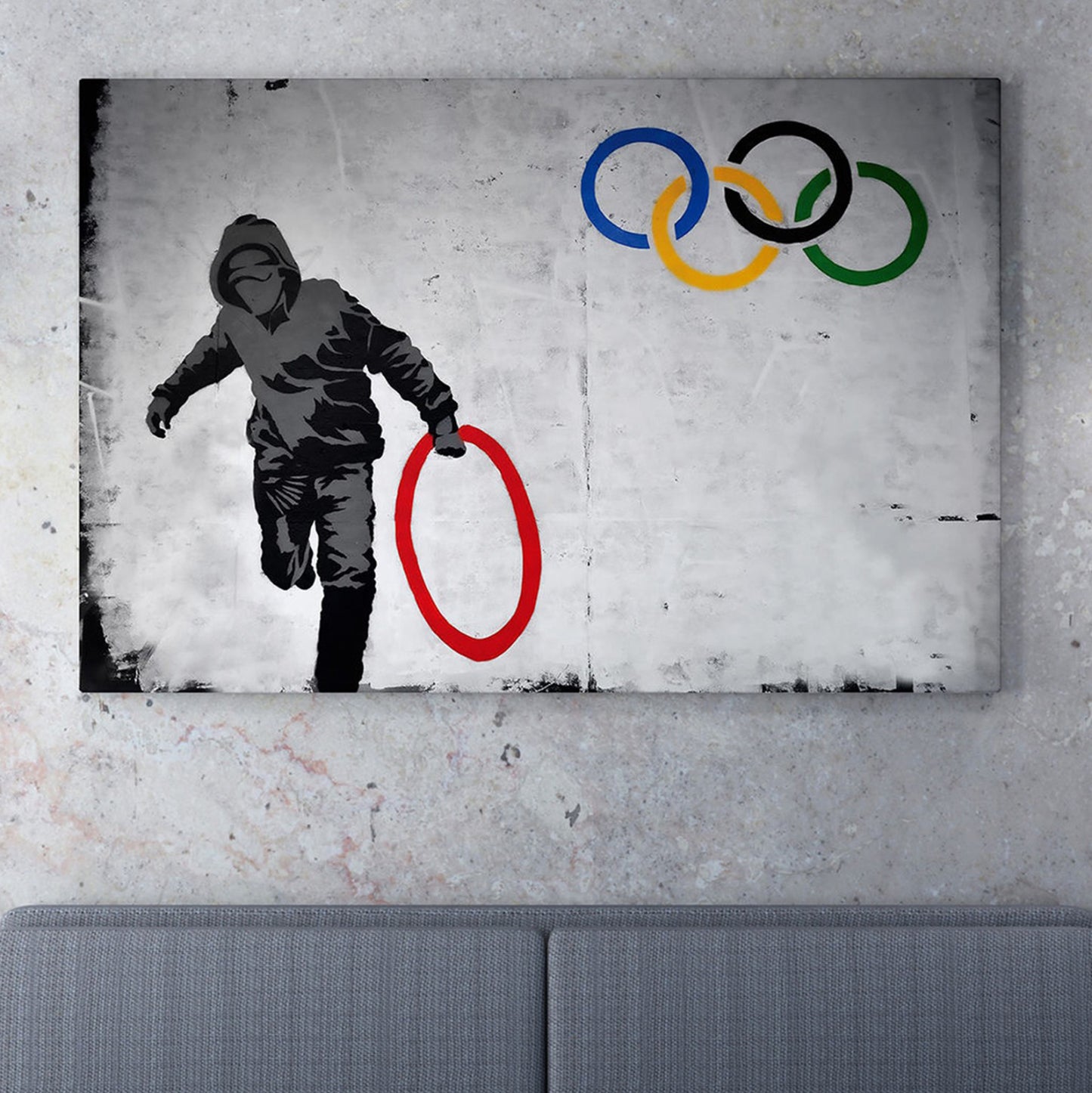 WALL PAINTING SERIES GOBI HM4827 PRINTED CANVAS 70x3(thickness)x50Hcm.