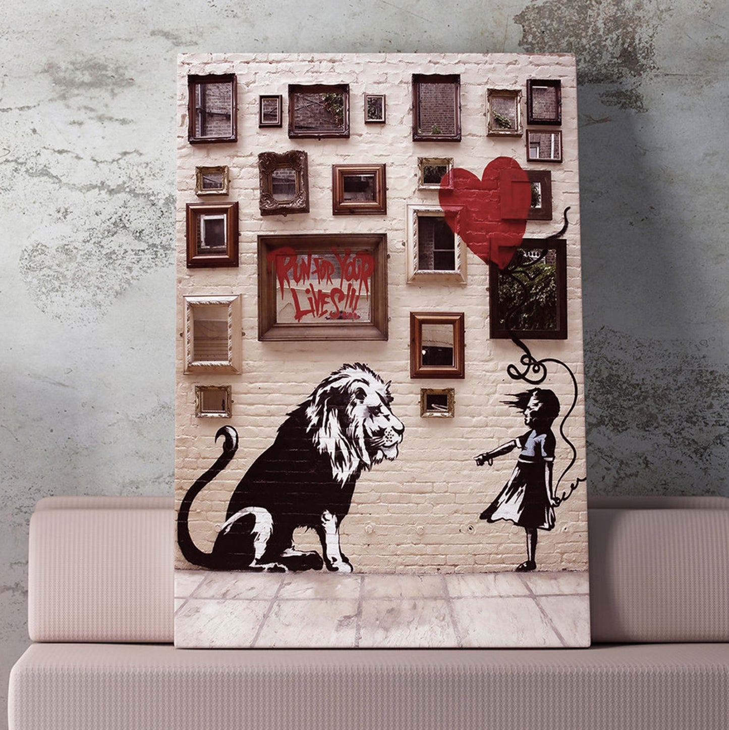 WALL PAINTING SERIES GOBI HM4828 PRINTED CANVAS 50x2,5(thickness)x68Hcm.