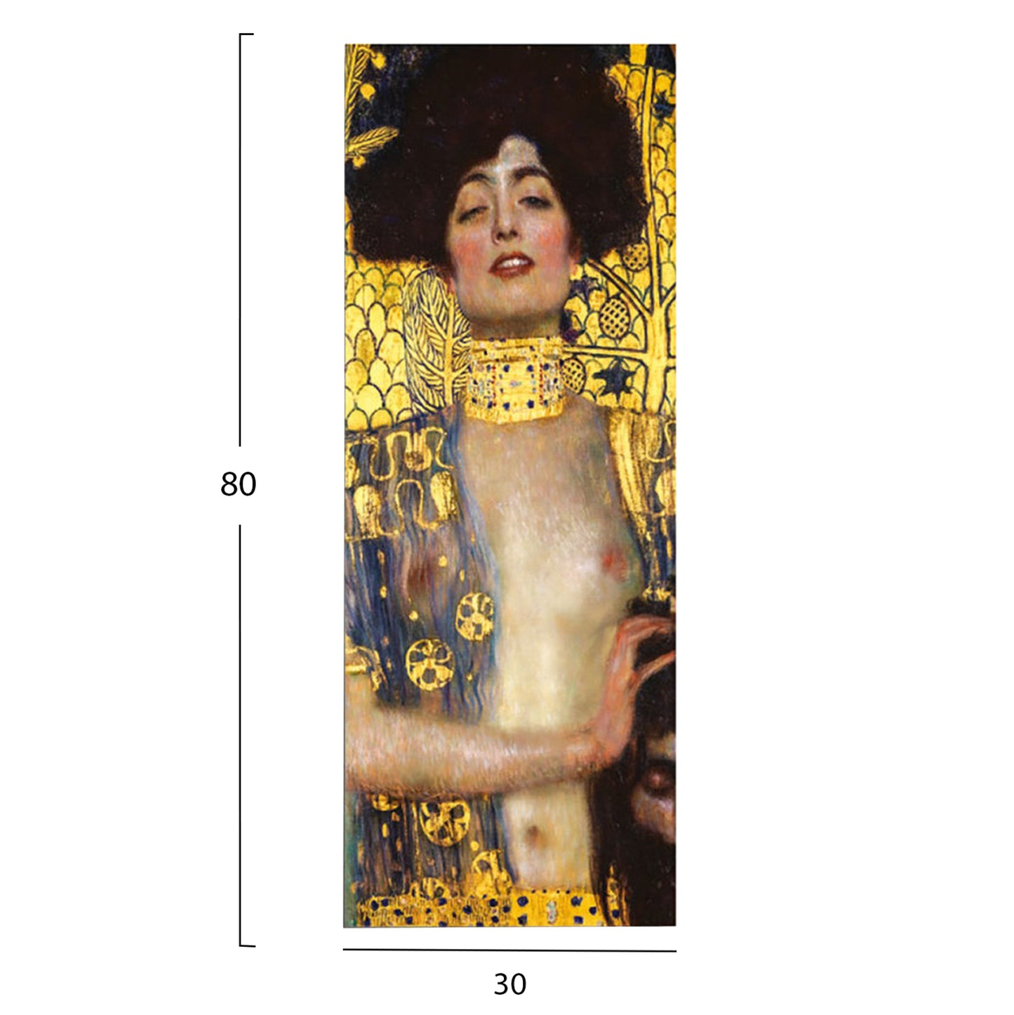 WALL PAINTING SERIES GOBI HM4832 PRINTED CANVAS 30x3(thickness)x80Hcm.