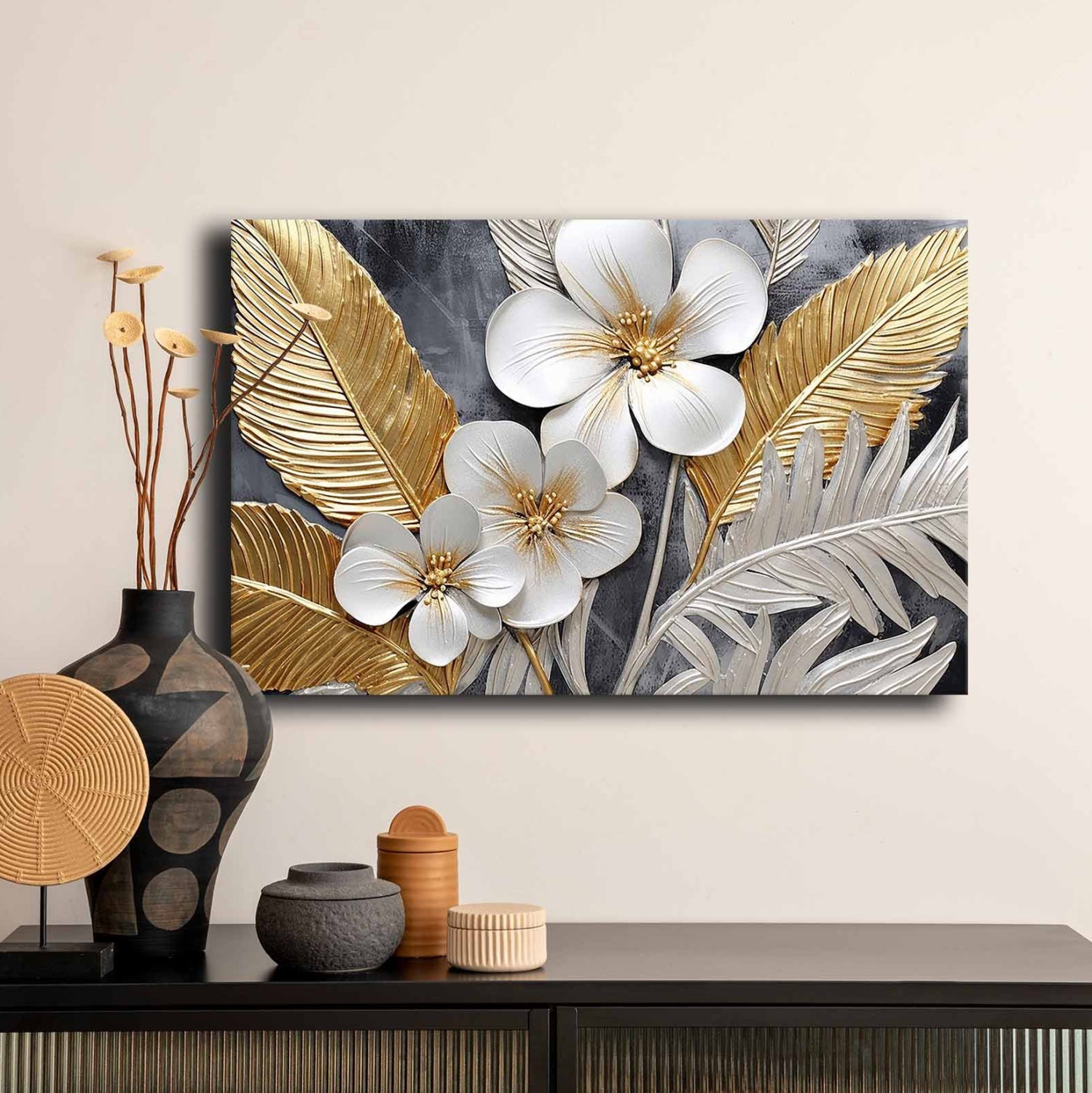 WALL PAINTING SERIES GOBI HM4844 PRINTED CANVAS 70x2,8(thickness)x45Hcm.