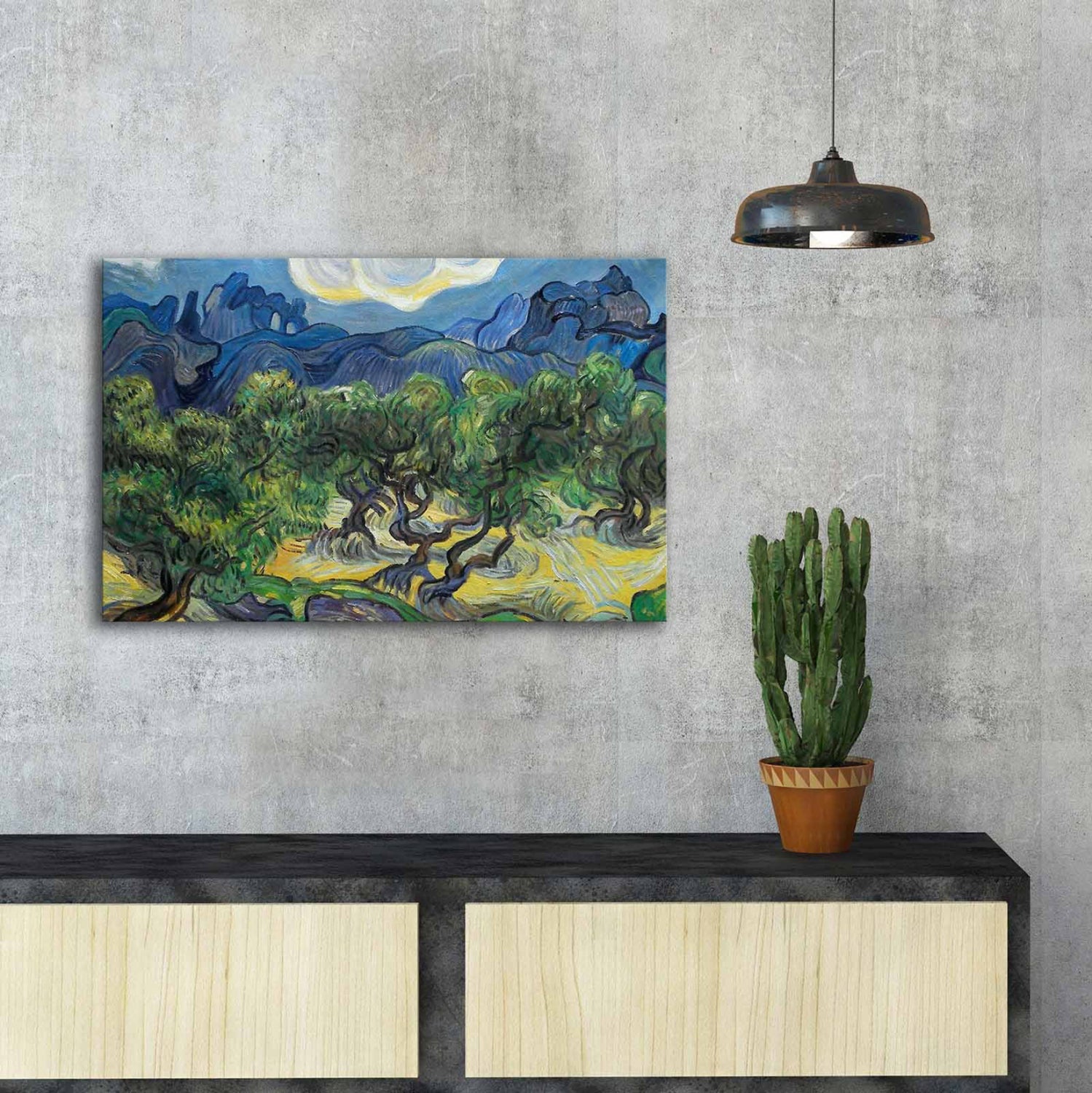 WALL PAINTING SERIES GOBI HM4847 PRINTED CANVAS 70x3(thickness)x45Hcm.