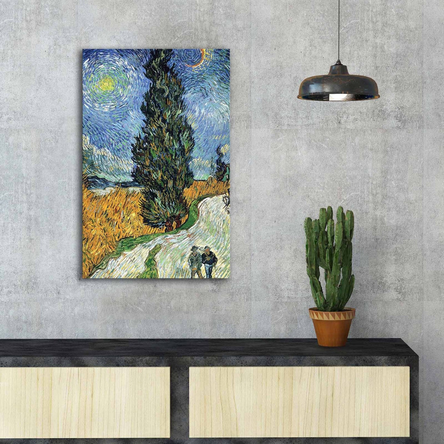 WALL PAINTING SERIES GOBI HM4849 PRINTED CANVAS 45x3(thickness)x70Hcm.