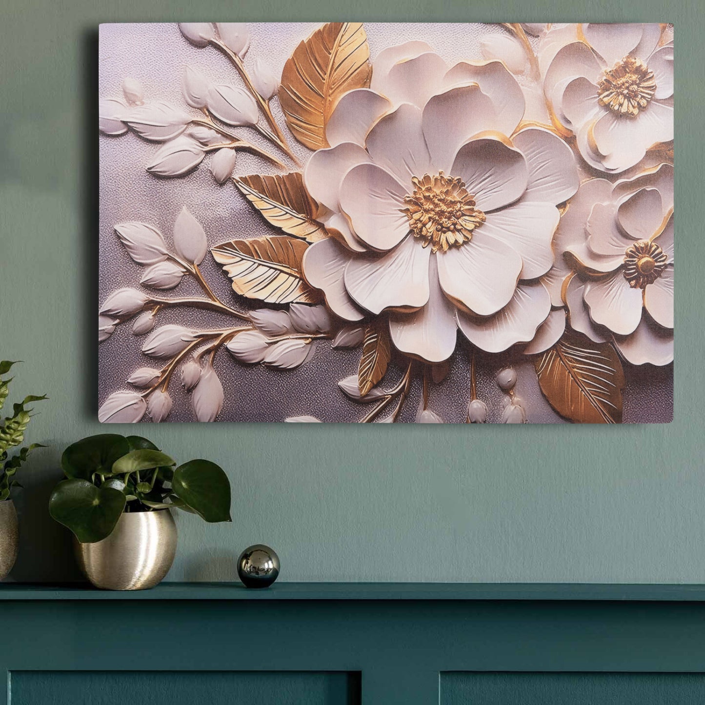 WALL PAINTING SERIES GOBI HM4862 PRINTED CANVAS 98x2,5(thickness)x68Hcm.