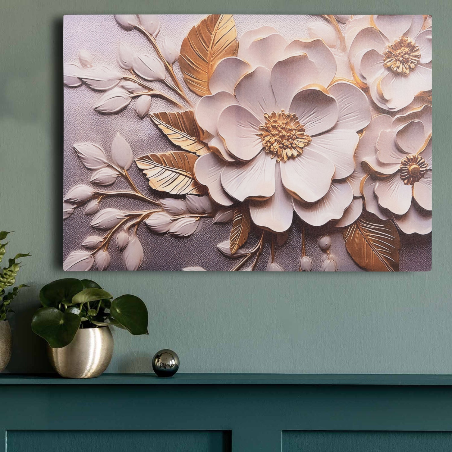 WALL PAINTING SERIES GOBI HM4862 PRINTED CANVAS 98x2,5(thickness)x68Hcm.