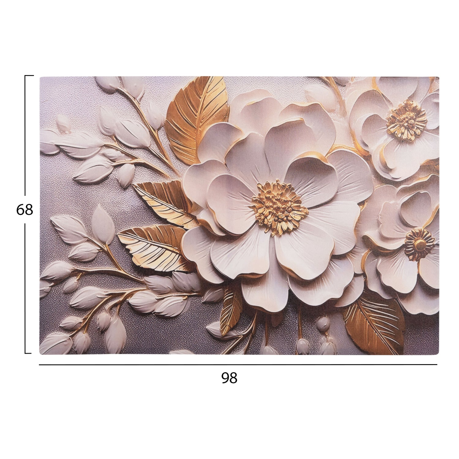 WALL PAINTING SERIES GOBI HM4862 PRINTED CANVAS 98x2,5(thickness)x68Hcm.
