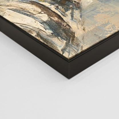 WALL PAINTING MARIP HM4544 BLACK PS FRAME-PRINTED CANVAS 102x4,5x102Hcm.