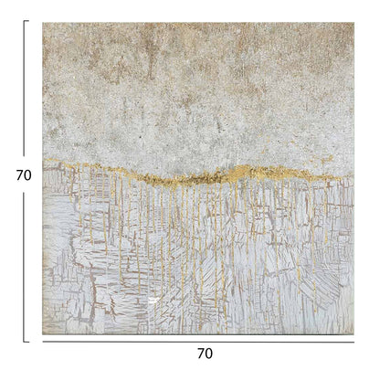 WALL PAINTING SQUARE SERIES GOBI HM4855 PRINTED CANVAS 70x2,8(thickness)x70Hcm.