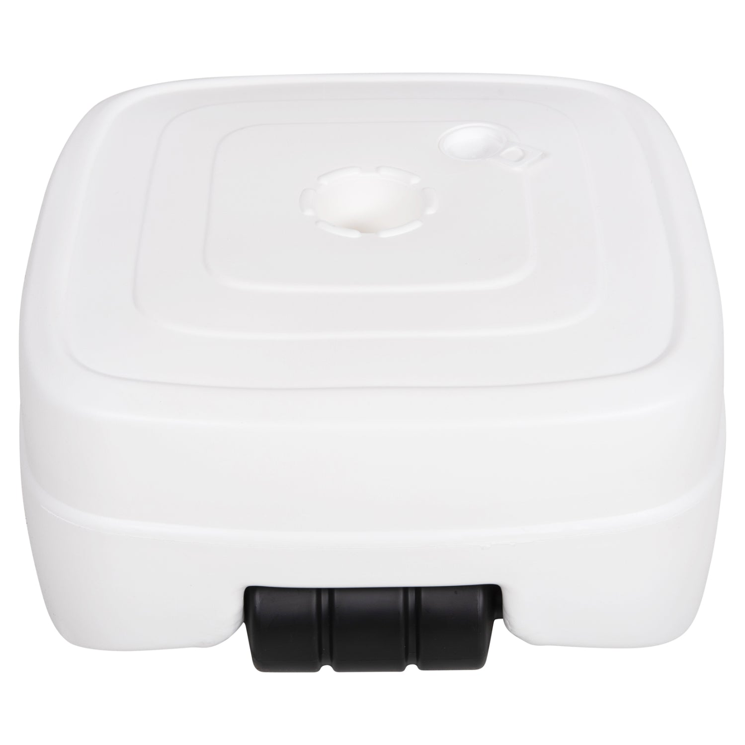 PLASTIC UMBRELLA BASE WITH WHEEL SOLBAS HM6113.01 WHITE COLOR-FOR POLE 33/50mm 46,5x23,5Hcm.
