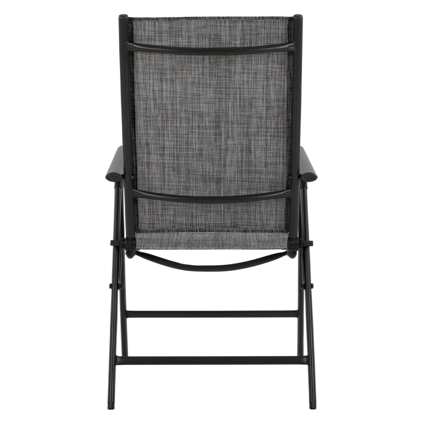 Folding Armchair 7seats Metallic Grey with Grey Textline HM5700.01 55x70x103 cm.