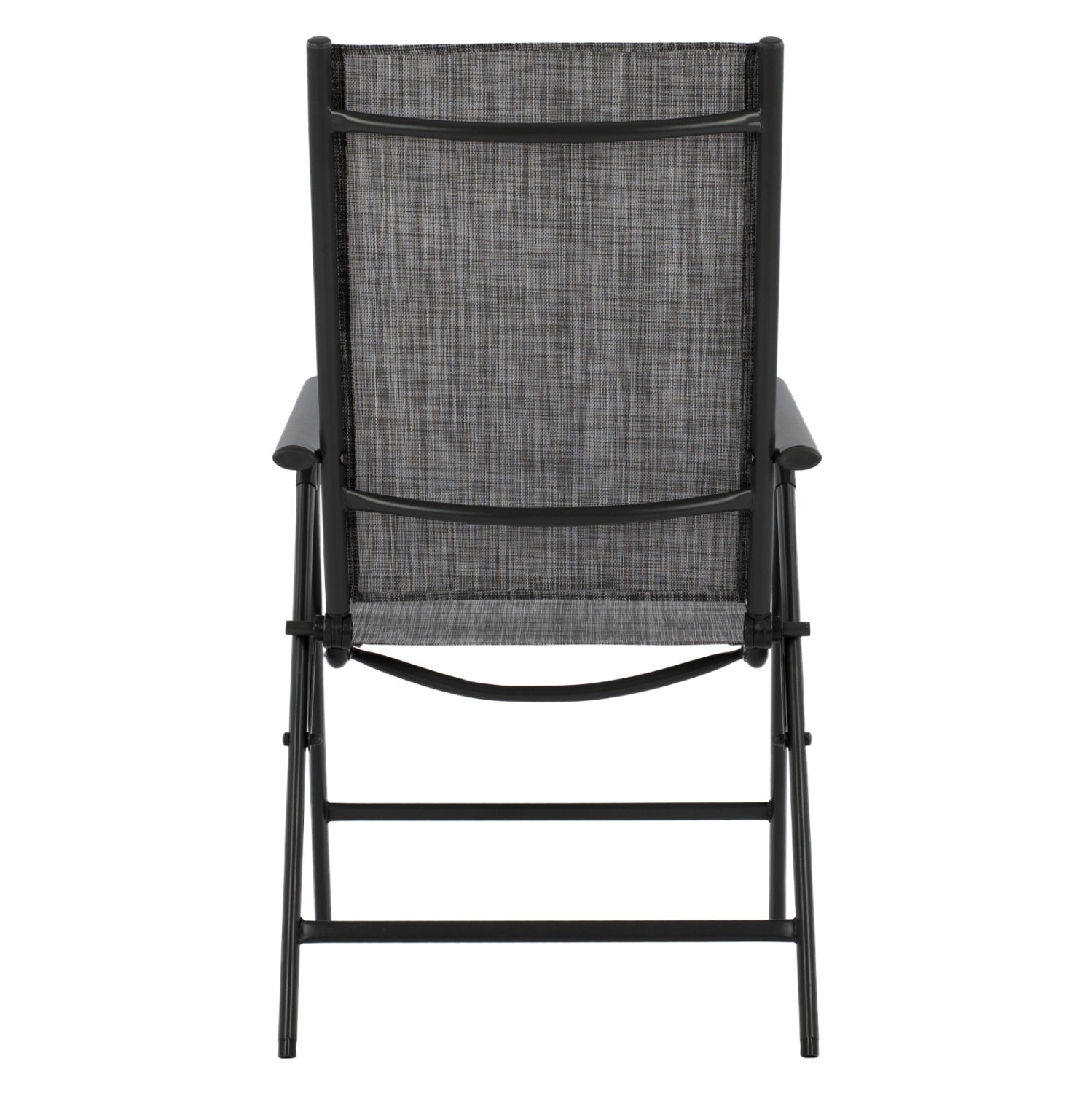 Folding Armchair 7seats Metallic Grey with Grey Textline HM5700.01 55x70x103 cm.