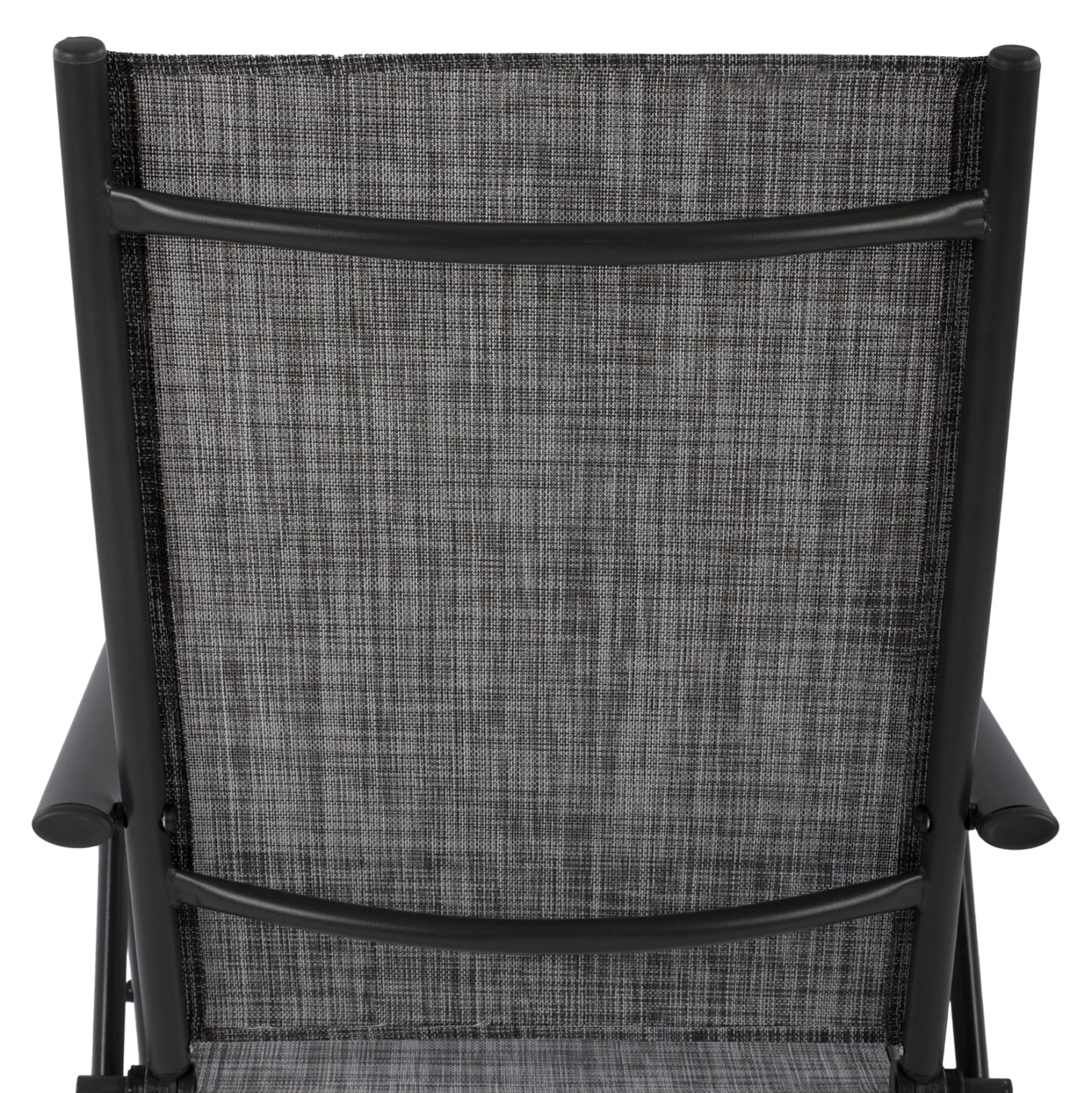 Folding Armchair 7seats Metallic Grey with Grey Textline HM5700.01 55x70x103 cm.