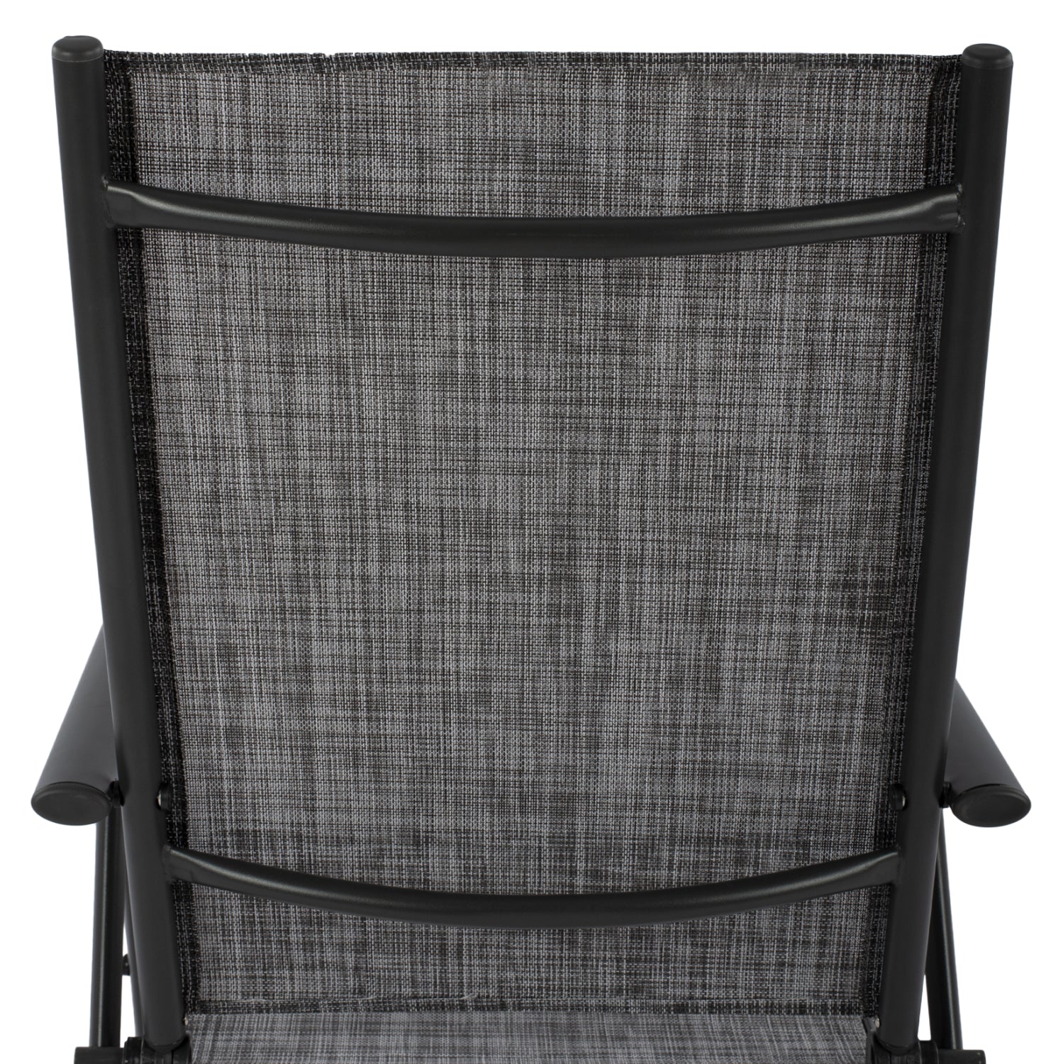 Folding Armchair 7seats Metallic Grey with Grey Textline HM5700.01 55x70x103 cm.