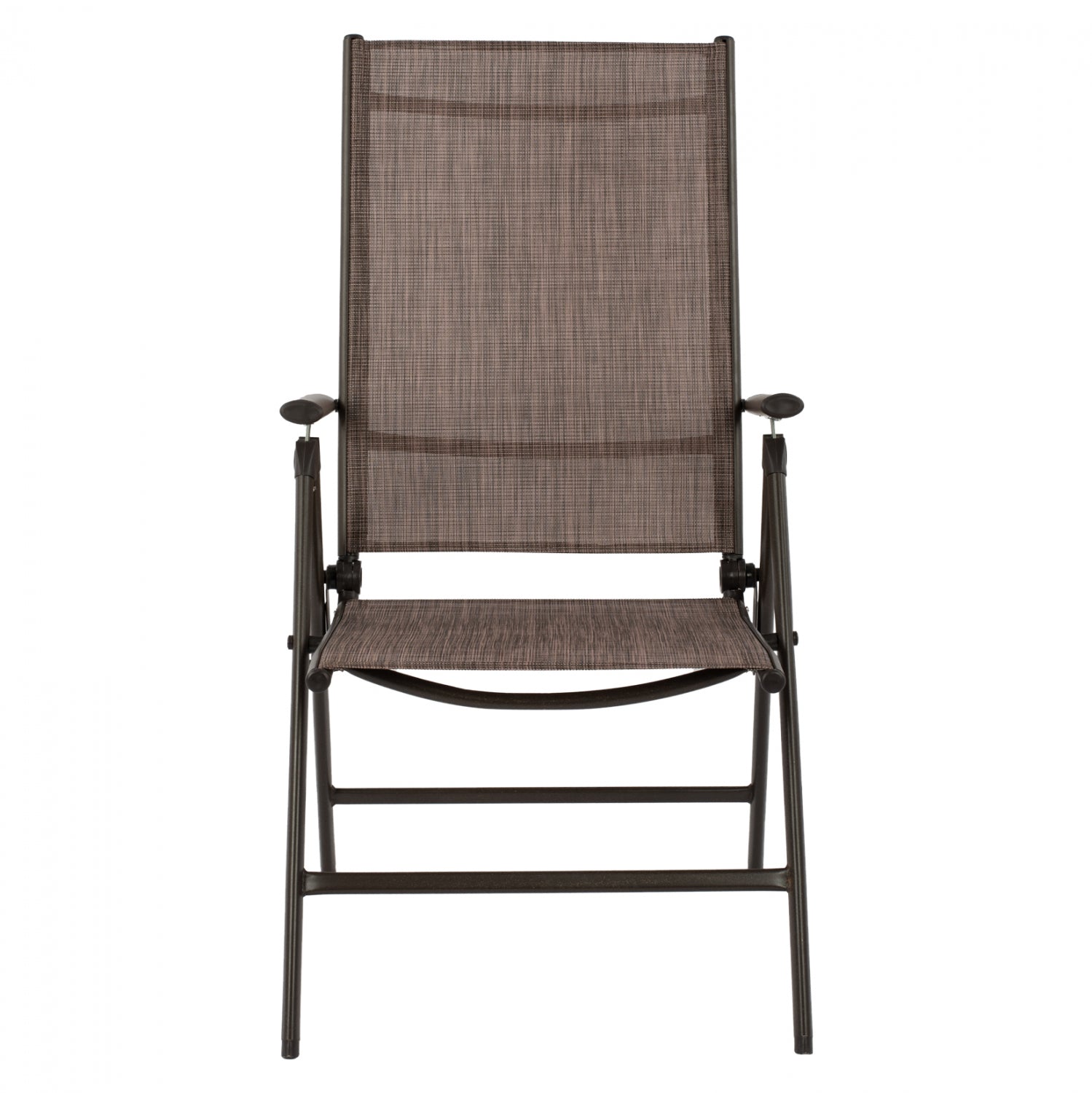 Folding Armchair 7 seats Metallic Brown with brown textline HM5700.02 55x70x103 cm.