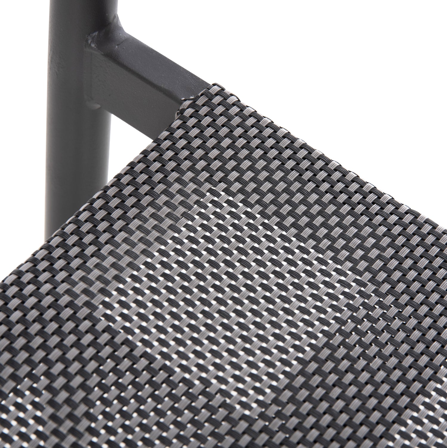 ALUMINUM ARMCHAIR RONNY HM5998.01 GREY FRAME & GREY TEXTILENE 53x51x80Hcm.